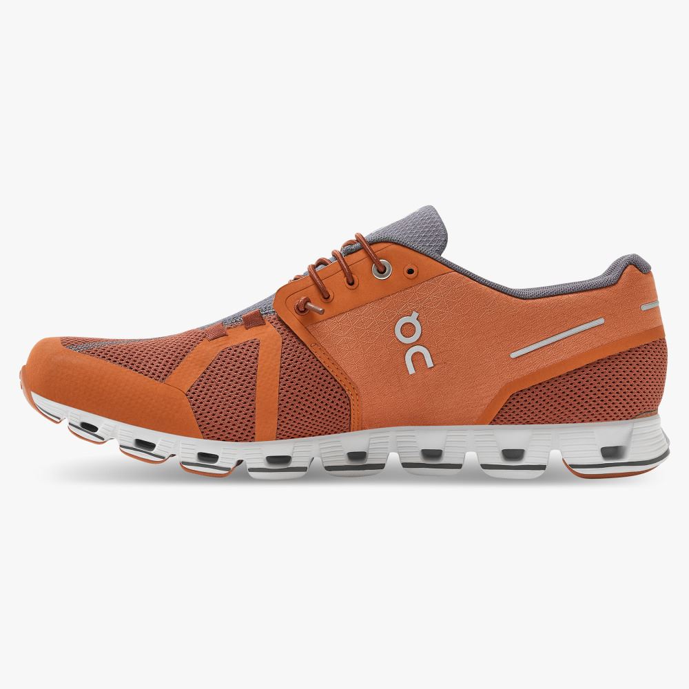 Brown Men's On Running Cloud Sneakers | PSZ1395XT