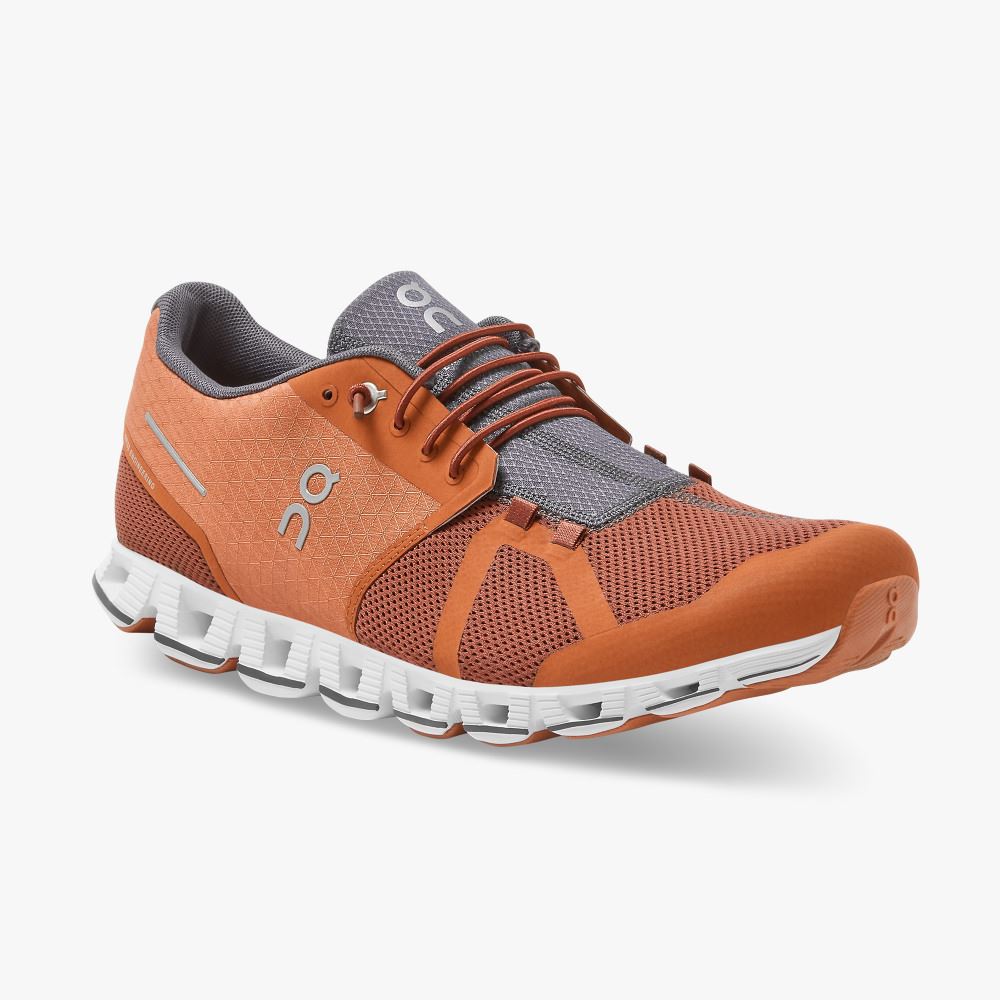 Brown Men's On Running Cloud Sneakers | PSZ1395XT