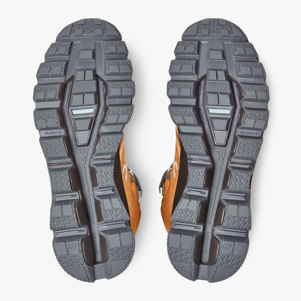 Brown Men's On Running Cloudrock Hiking Shoes | NTP243QS