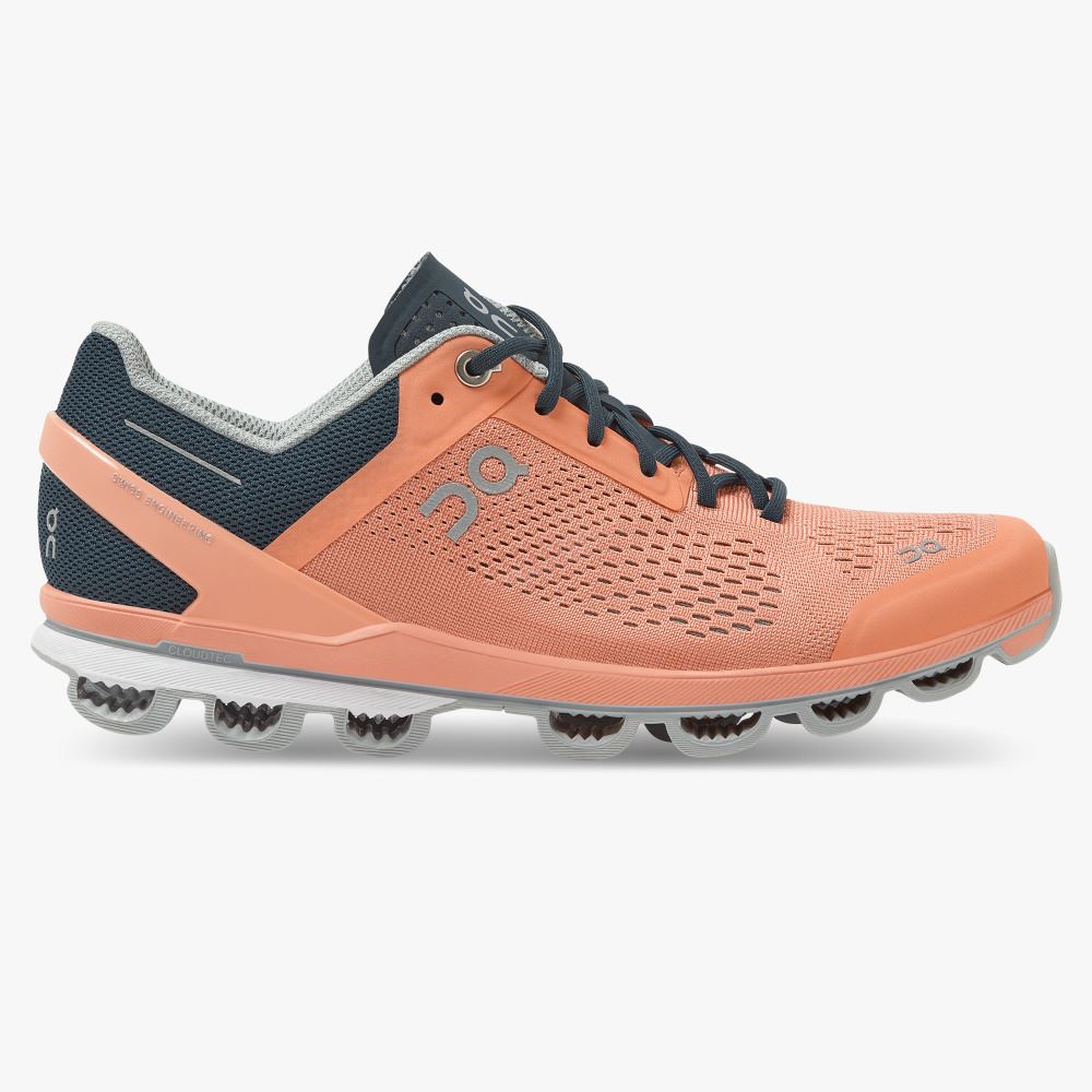Coral Women\'s On Running Cloudsurfer Road Running Shoes | GQR2484NE