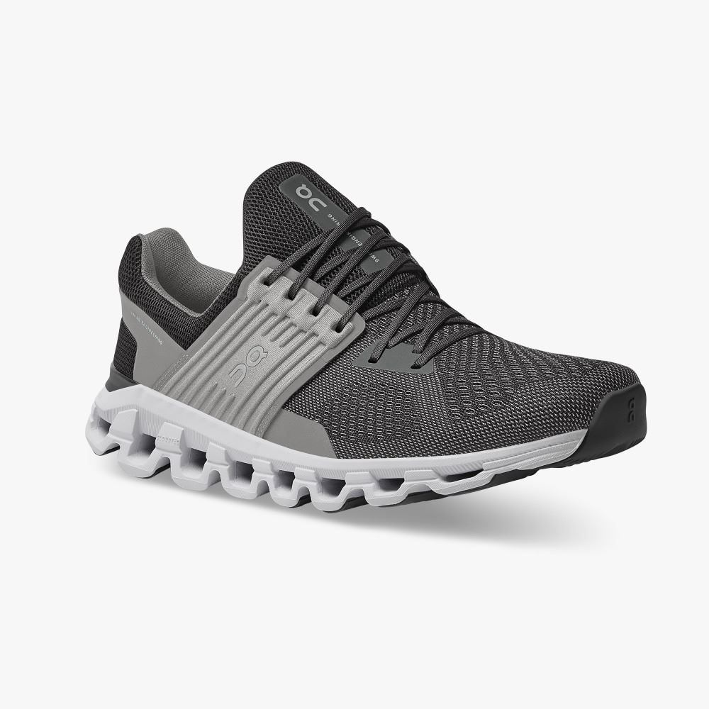 Dark Grey Men's On Running Cloudswift Road Running Shoes | UGJ9960TX