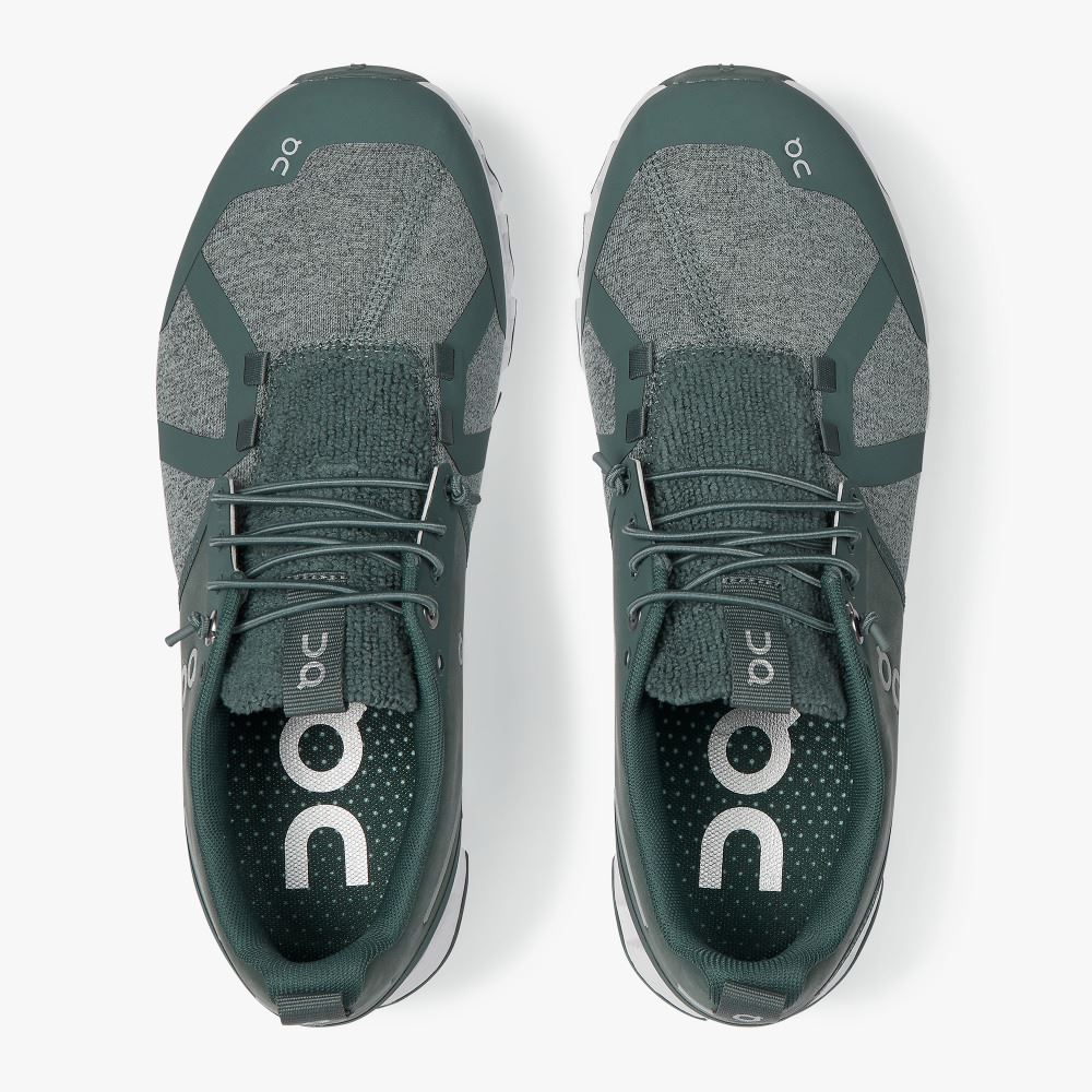 Green Women's On Running Cloud Sneakers | NXM1892EM