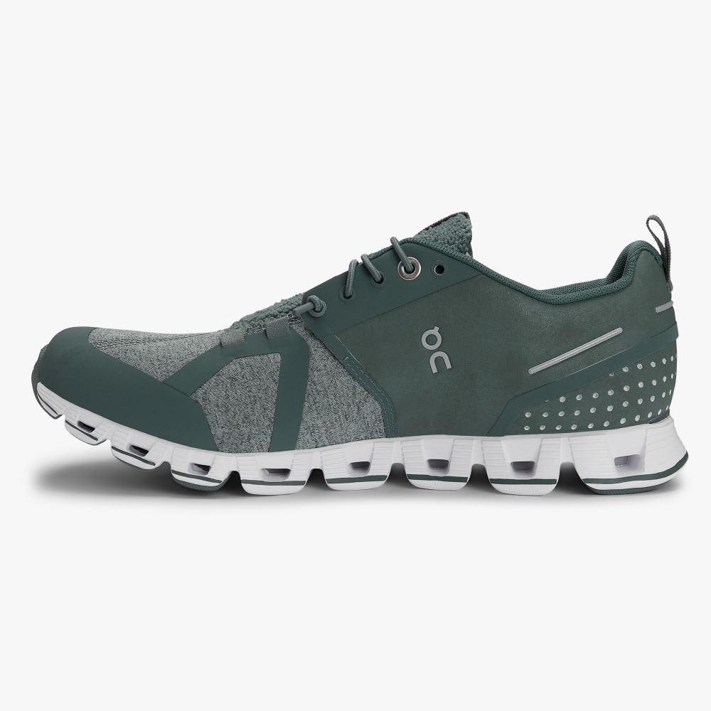 Green Women's On Running Cloud Sneakers | NXM1892EM