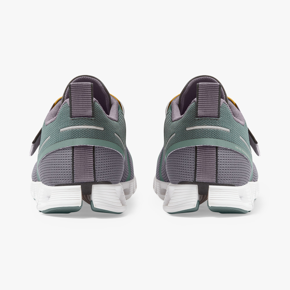 Grey Green Men's On Running Cloud Sneakers | LLA8093NY