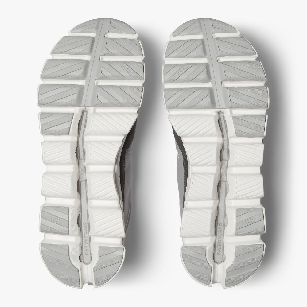 Grey Men's On Running Cloud Hi Sneakers | BGV353UN