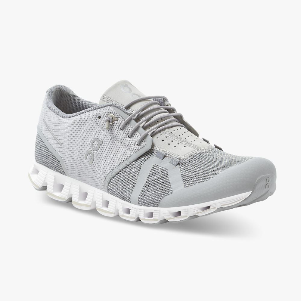 Grey Men's On Running Cloud Sneakers | ILP6048ET