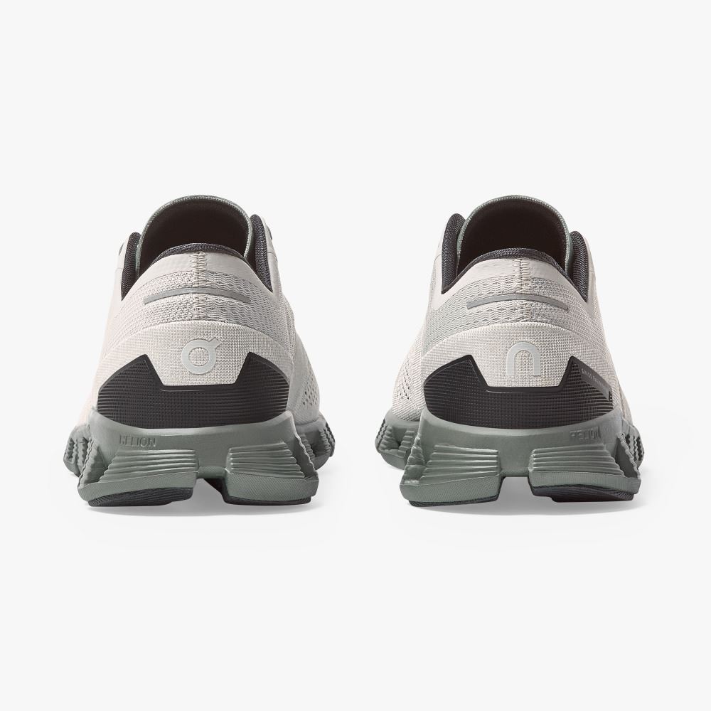 Grey Men's On Running Cloud X Road Running Shoes | VMT95GX