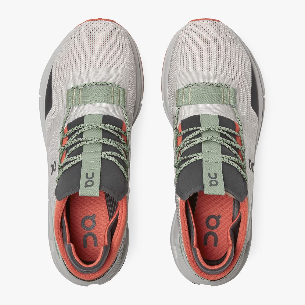 Grey Men's On Running Cloudnova Sneakers | HAH357SP