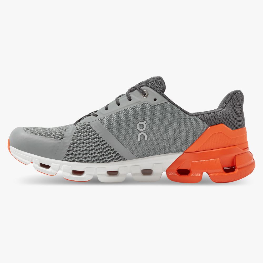 Grey Orange Men's On Running Cloudflyer Road Running Shoes | CSR1216RB