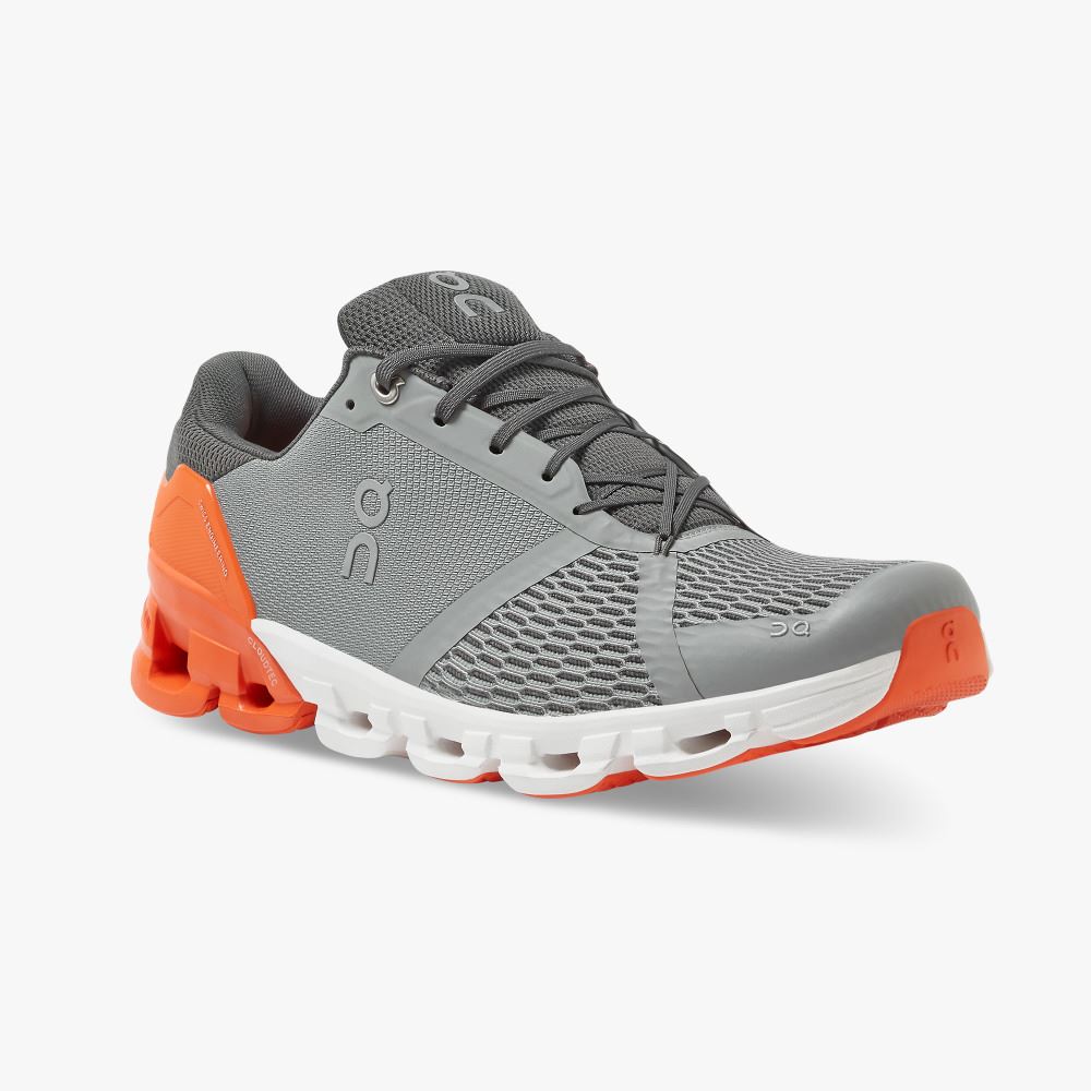 Grey Orange Men's On Running Cloudflyer Road Running Shoes | CSR1216RB