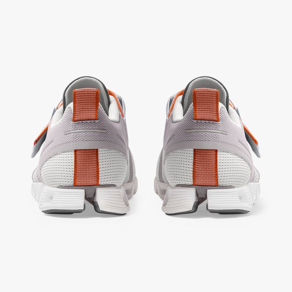 Grey White Women's On Running Cloud Sneakers | XMO2034FP