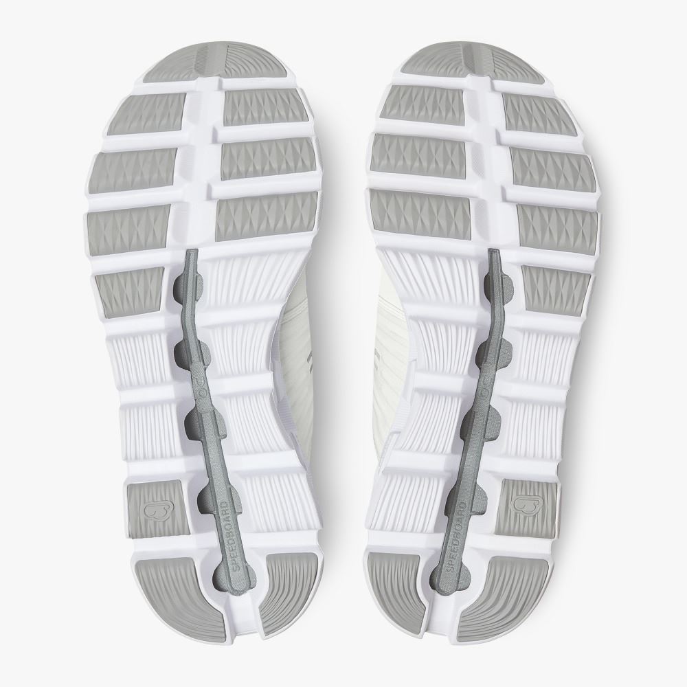 Grey White Women's On Running Cloudswift Road Running Shoes | WAD3892TZ