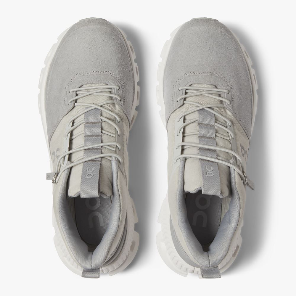 Grey Women's On Running Cloud Hi Sneakers | SMT84100JJ