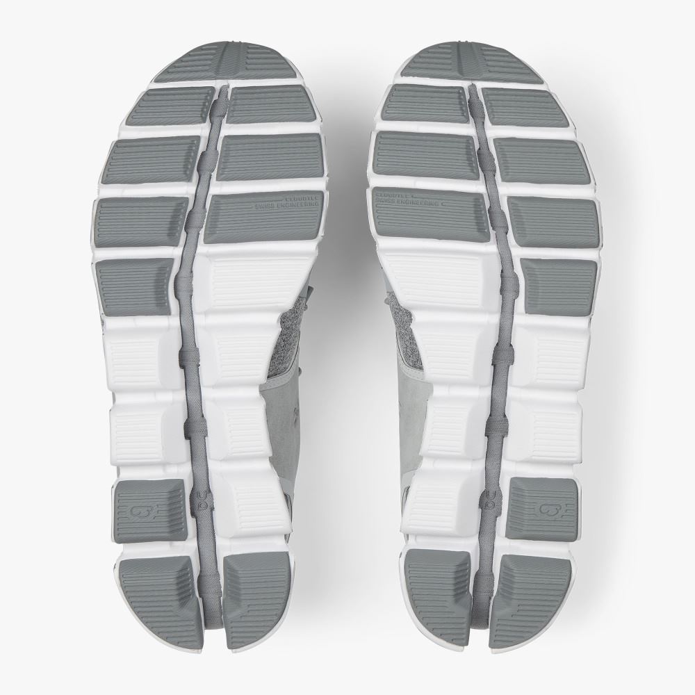 Grey Women's On Running Cloud Sneakers | ZHE4598FO
