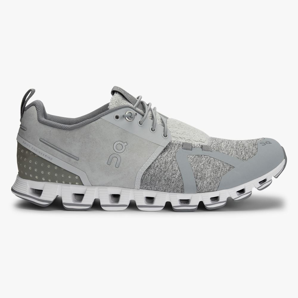 Grey Women\'s On Running Cloud Sneakers | ZHE4598FO