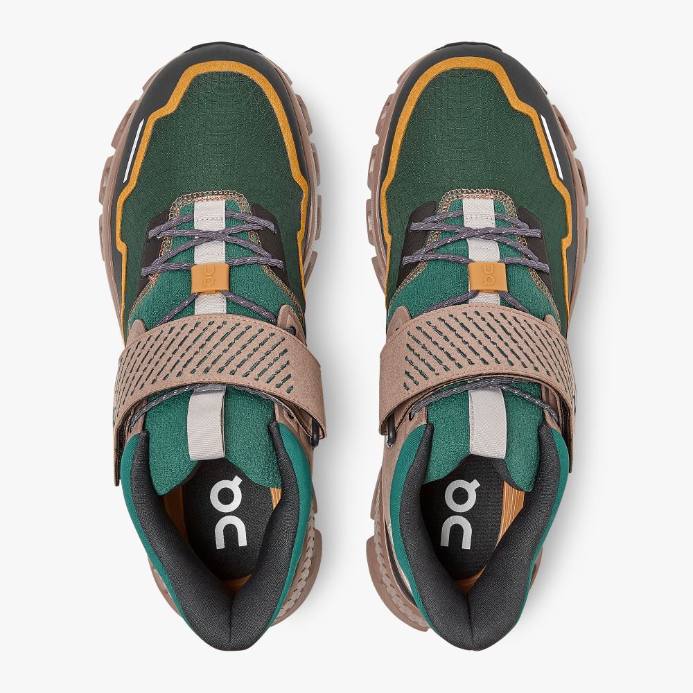 Khaki Green Men's On Running Cloud Hi Sneakers | CDR6032KY