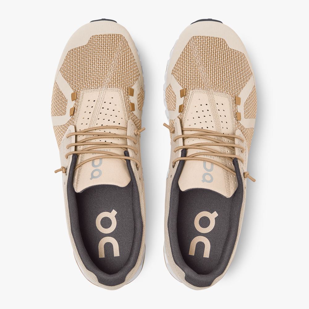 Khaki Men's On Running Cloud Sneakers | CQE4990UD