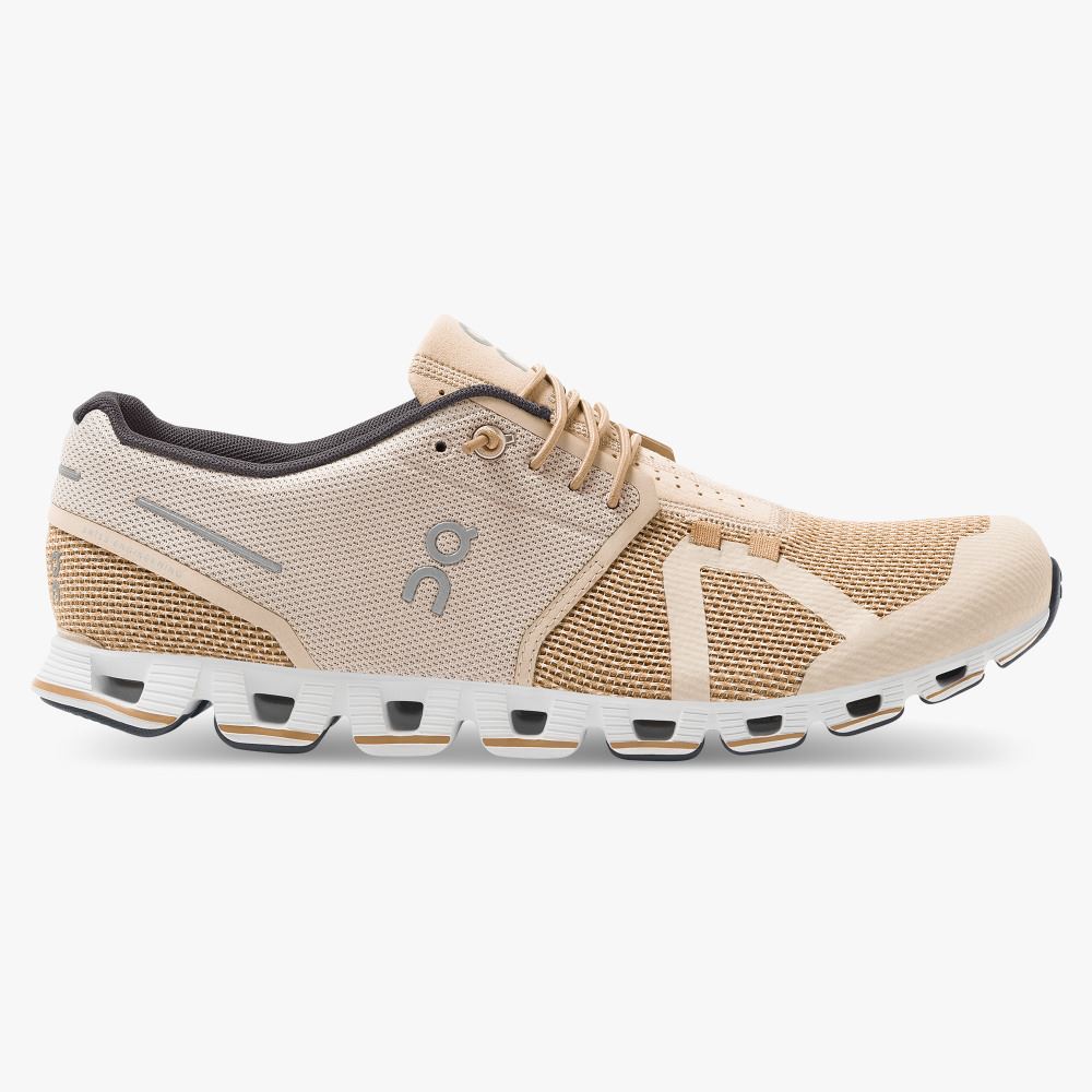 Khaki Men\'s On Running Cloud Sneakers | CQE4990UD