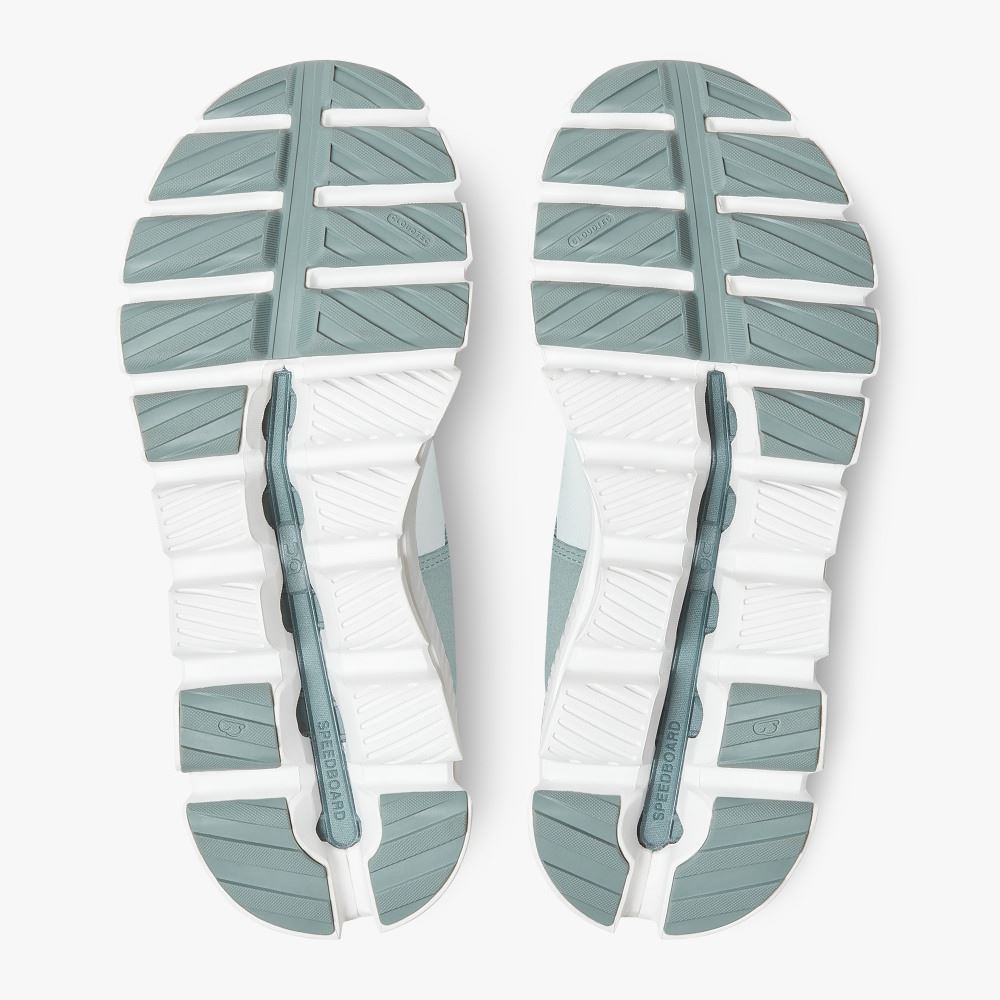 Light Blue Women's On Running Cloud Hi Sneakers | ZME1832OP