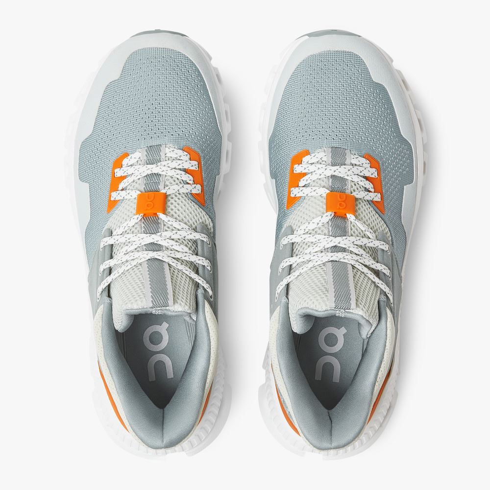 Light Blue Women's On Running Cloud Hi Sneakers | ZME1832OP