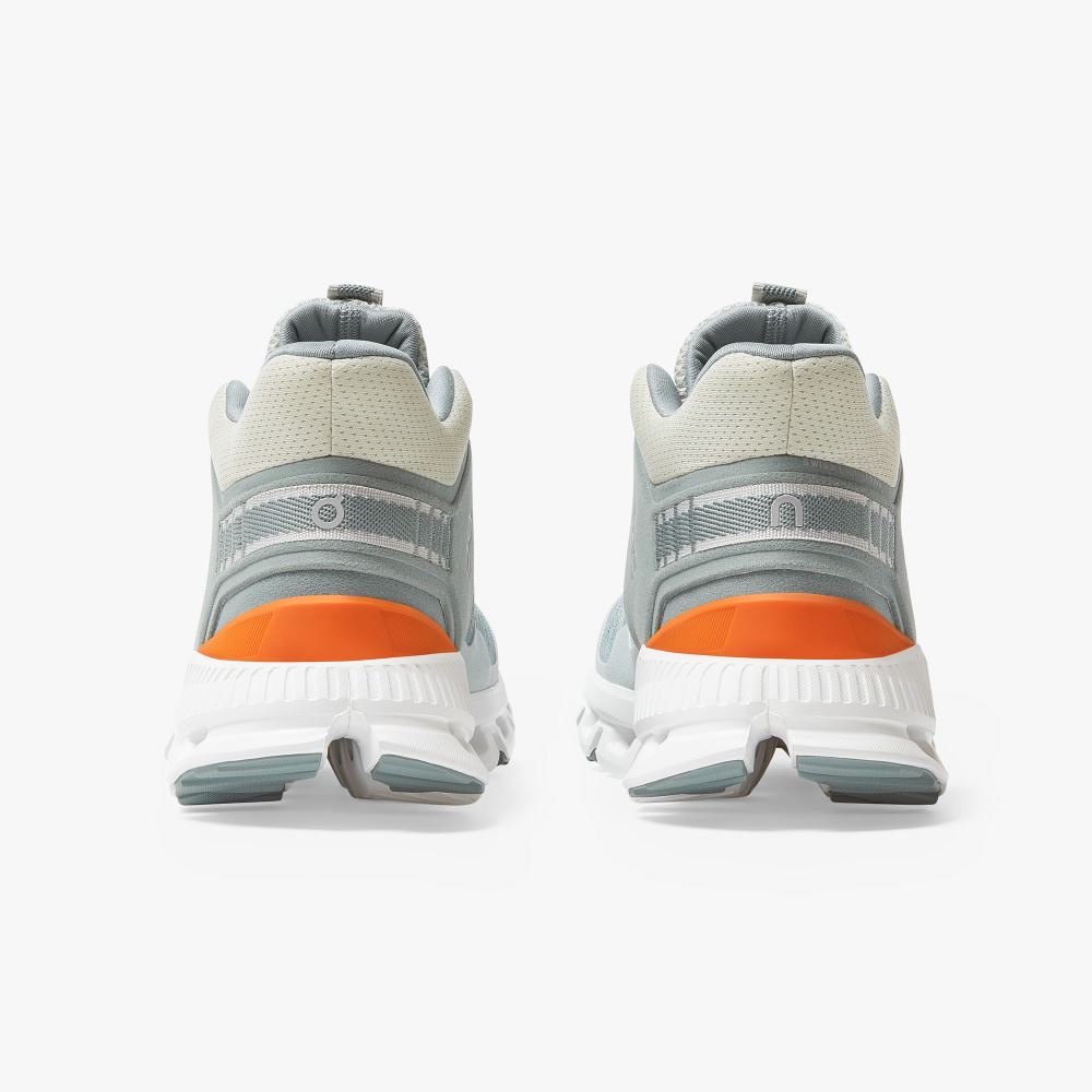 Light Blue Women's On Running Cloud Hi Sneakers | ZME1832OP