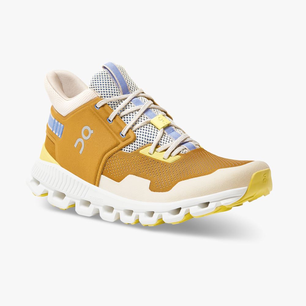 Light Brown Men's On Running Cloud Hi Sneakers | ACL9597CG