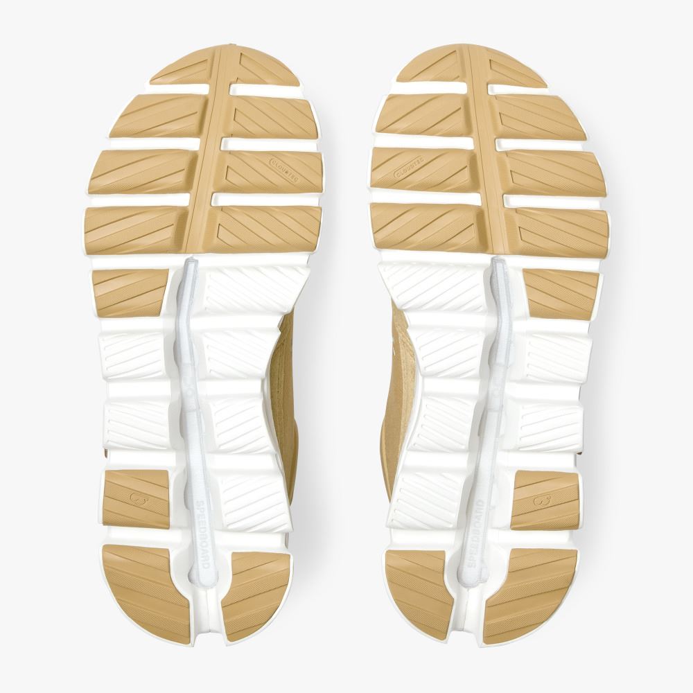 Light Brown Women's On Running Cloud Hi Sneakers | IJQ1591IC