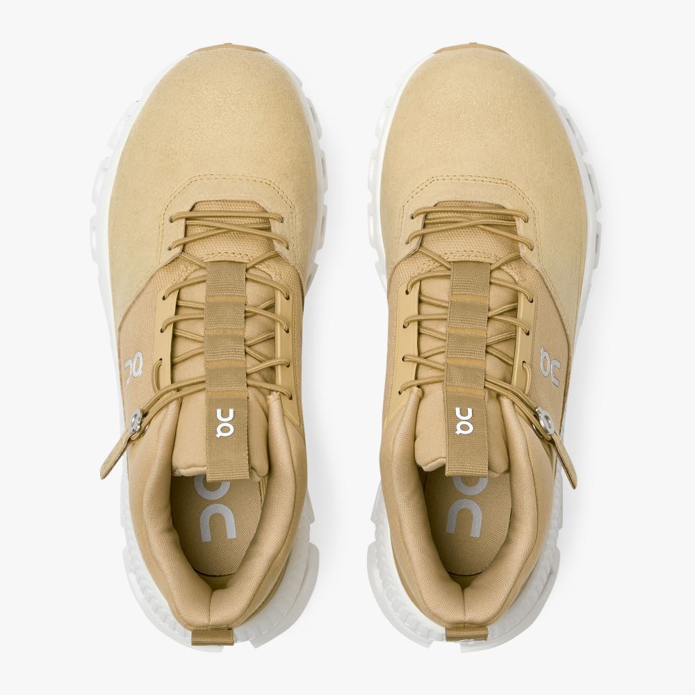Light Brown Women's On Running Cloud Hi Sneakers | IJQ1591IC