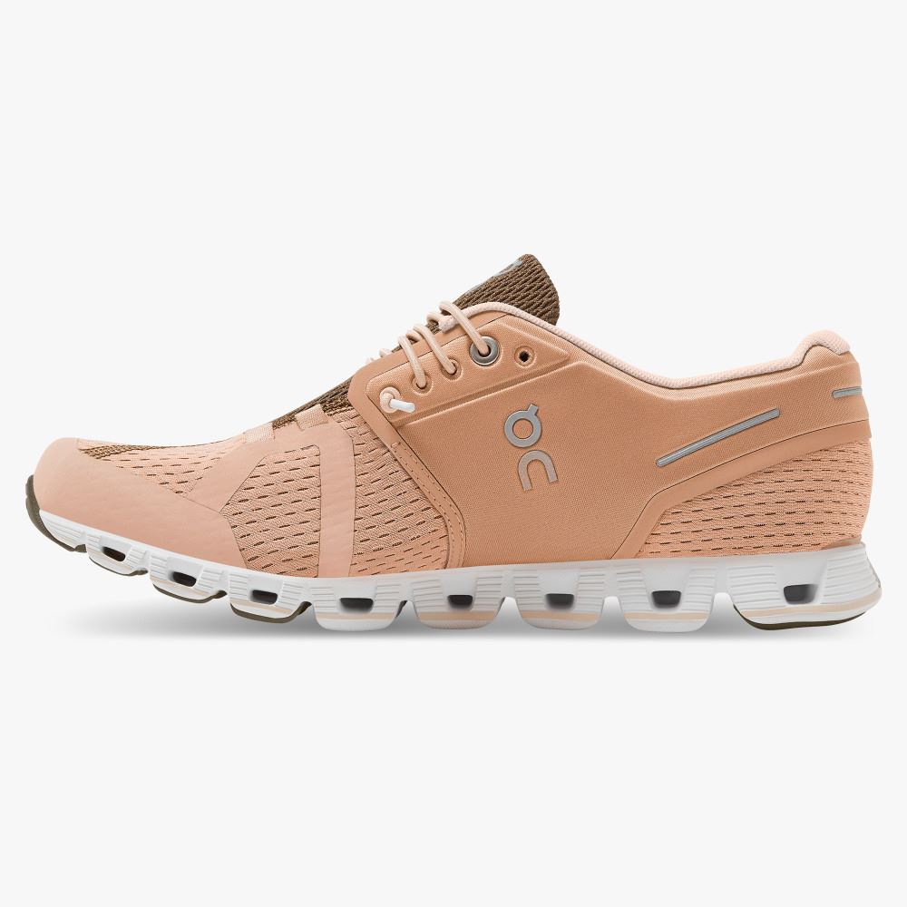 Light Brown Women's On Running Cloud Sneakers | VZW4936XZ