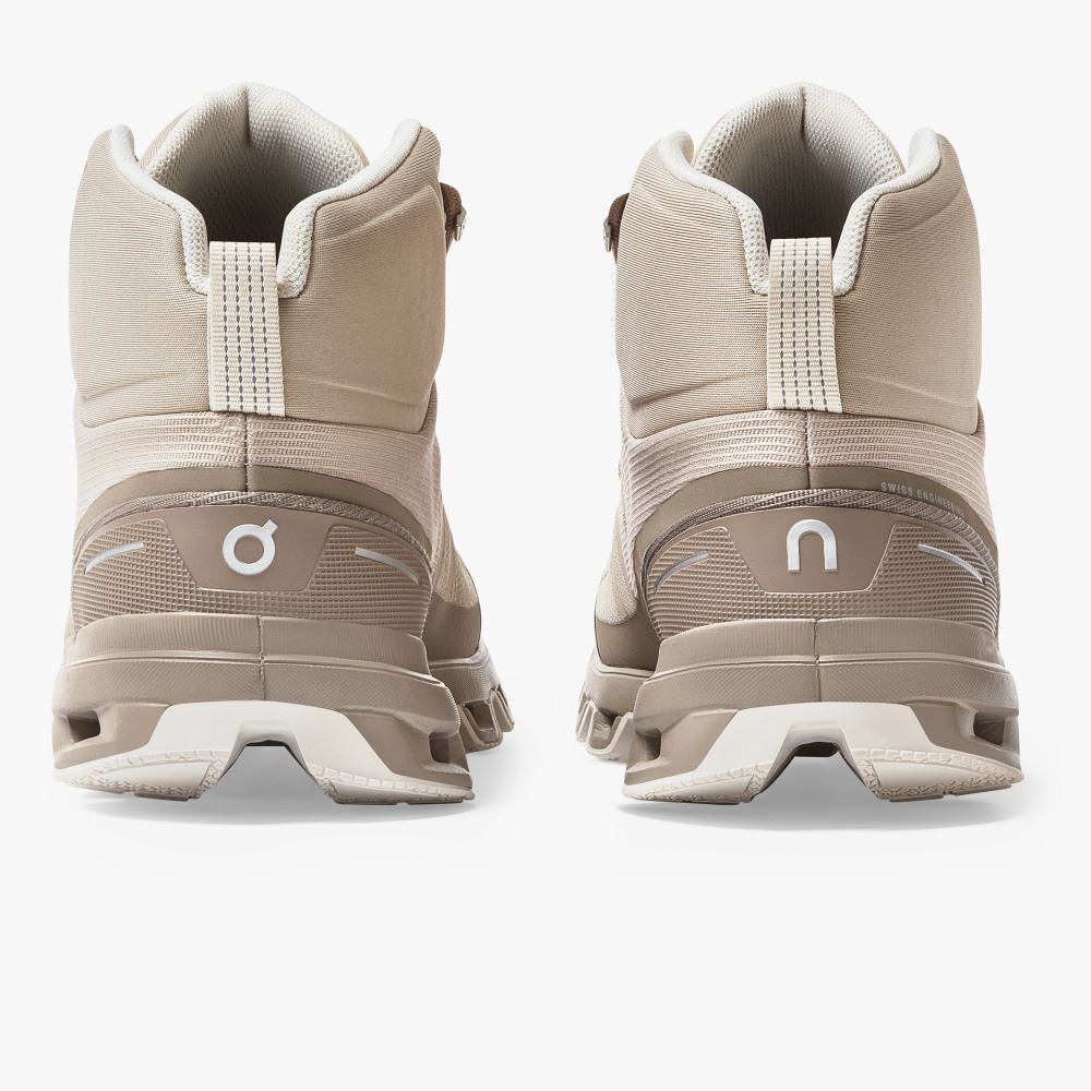 Light Brown Women's On Running Cloudrock Hiking Shoes | SYN3180ZG
