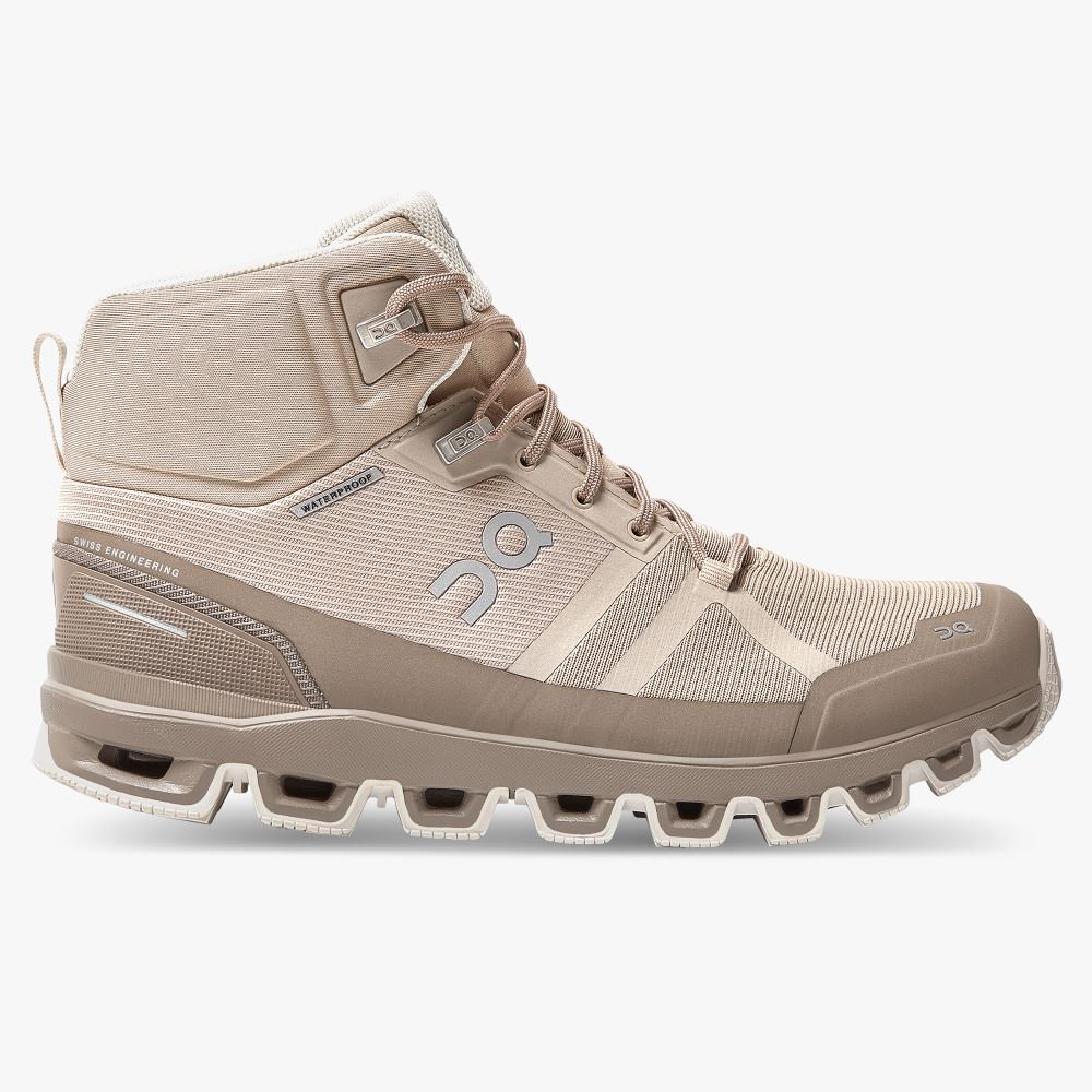 Light Brown Women\'s On Running Cloudrock Hiking Shoes | SYN3180ZG