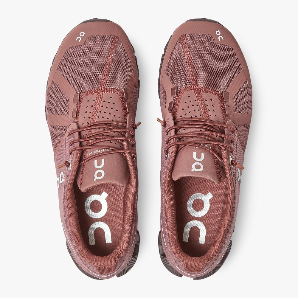 Light Burgundy Women's On Running Cloud Sneakers | QAE2047DL