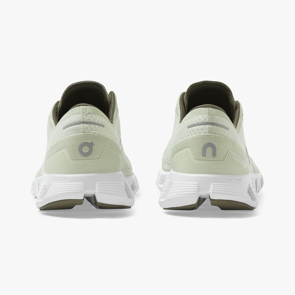 Light Green Men's On Running Cloud X Road Running Shoes | VQB9695DH