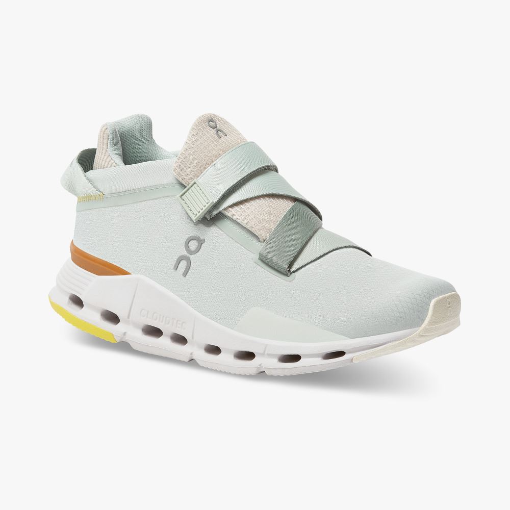 Light Green Women's On Running Cloudnova Sneakers | DDM2132UK