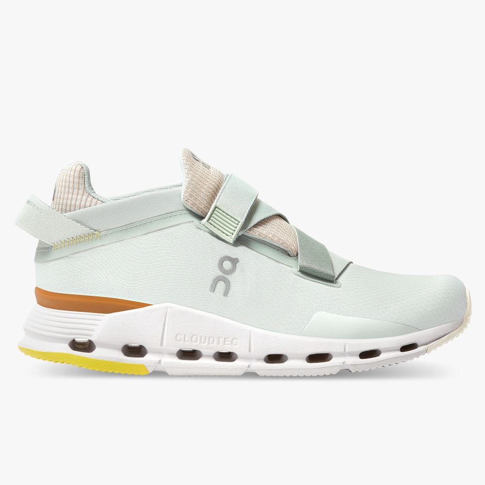 Light Green Women\'s On Running Cloudnova Sneakers | DDM2132UK