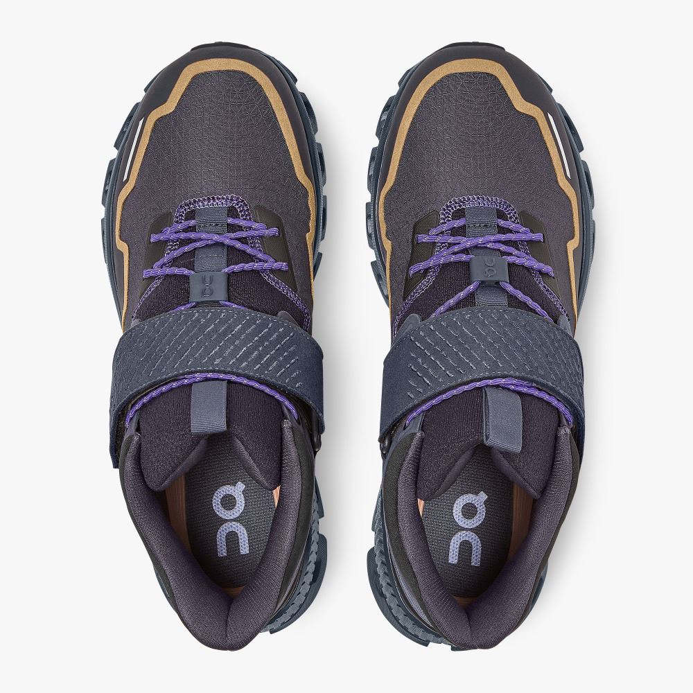 Navy Black Men's On Running Cloud Hi Sneakers | LPH1733PM