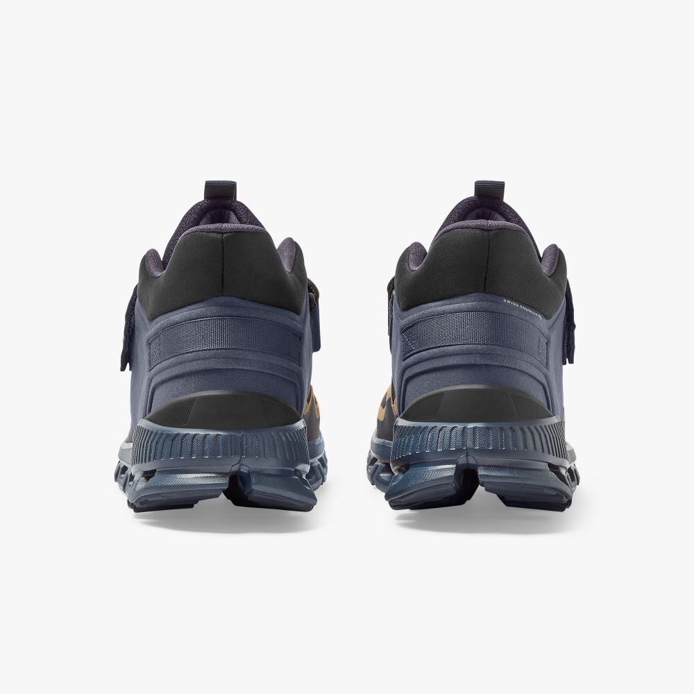Navy Black Men's On Running Cloud Hi Sneakers | LPH1733PM