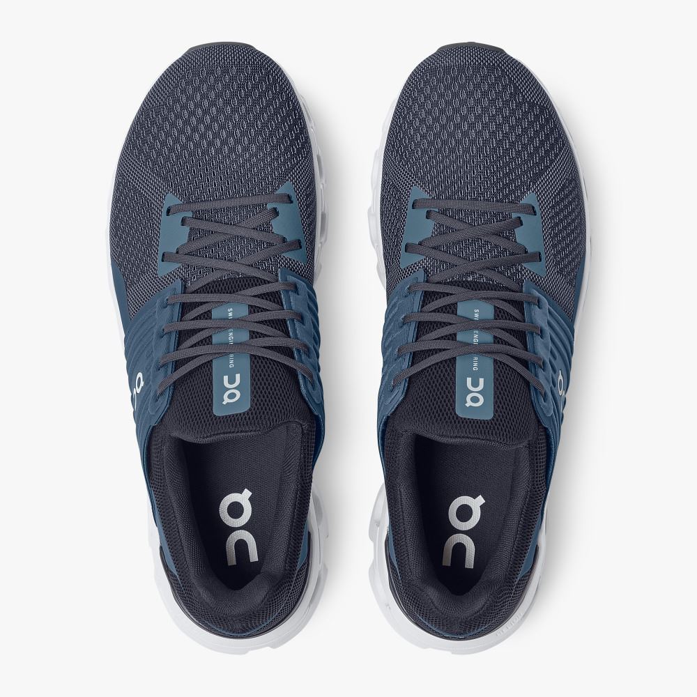 Navy Men's On Running Cloudswift Road Running Shoes | QLI8728SV