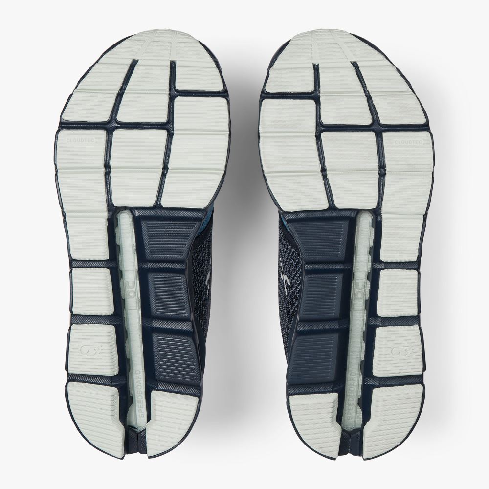 Navy Women's On Running Cloudstratus Road Running Shoes | RLA585WR