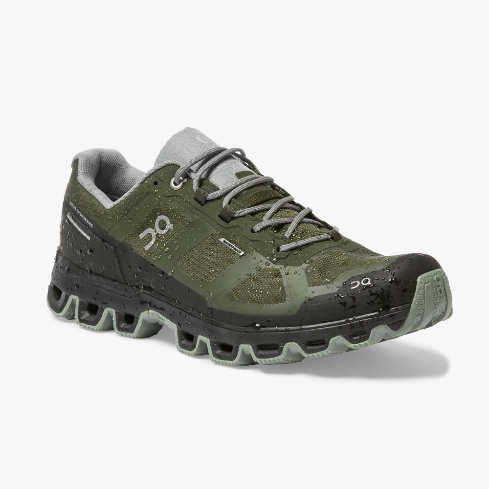 Olive Men's On Running Cloudventure Trail Running Shoes | WFZ3963RU