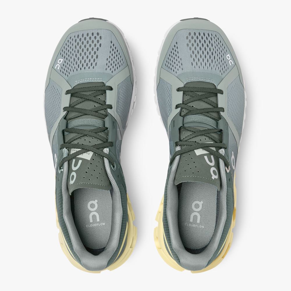 Olive Women's On Running Cloudflow Road Running Shoes | ETY5824LC