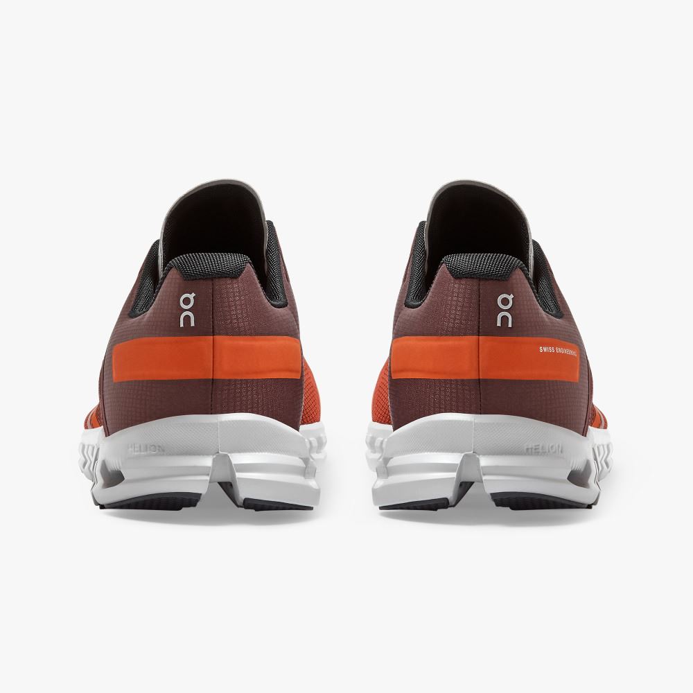 Orange Men's On Running Cloudflow Road Running Shoes | ZYH687TD