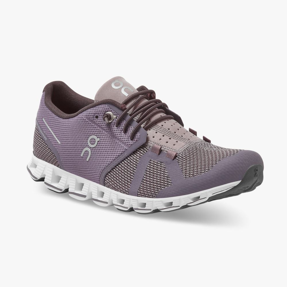 Purple Women's On Running Cloud Sneakers | IUA5031NB