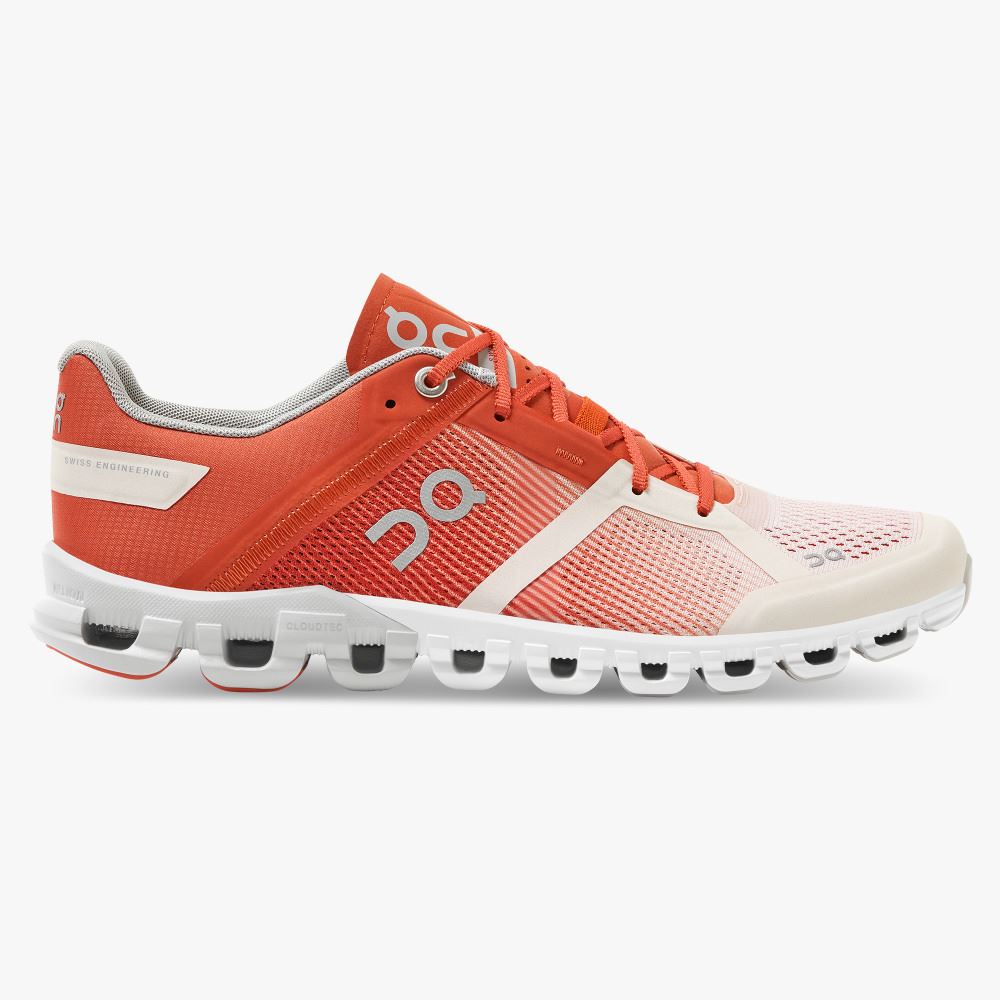 Red Women\'s On Running Cloudflow Road Running Shoes | AWQ729VH