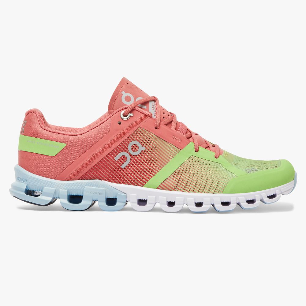 Rose Green Women\'s On Running Cloudflow Road Running Shoes | XTP1134GV
