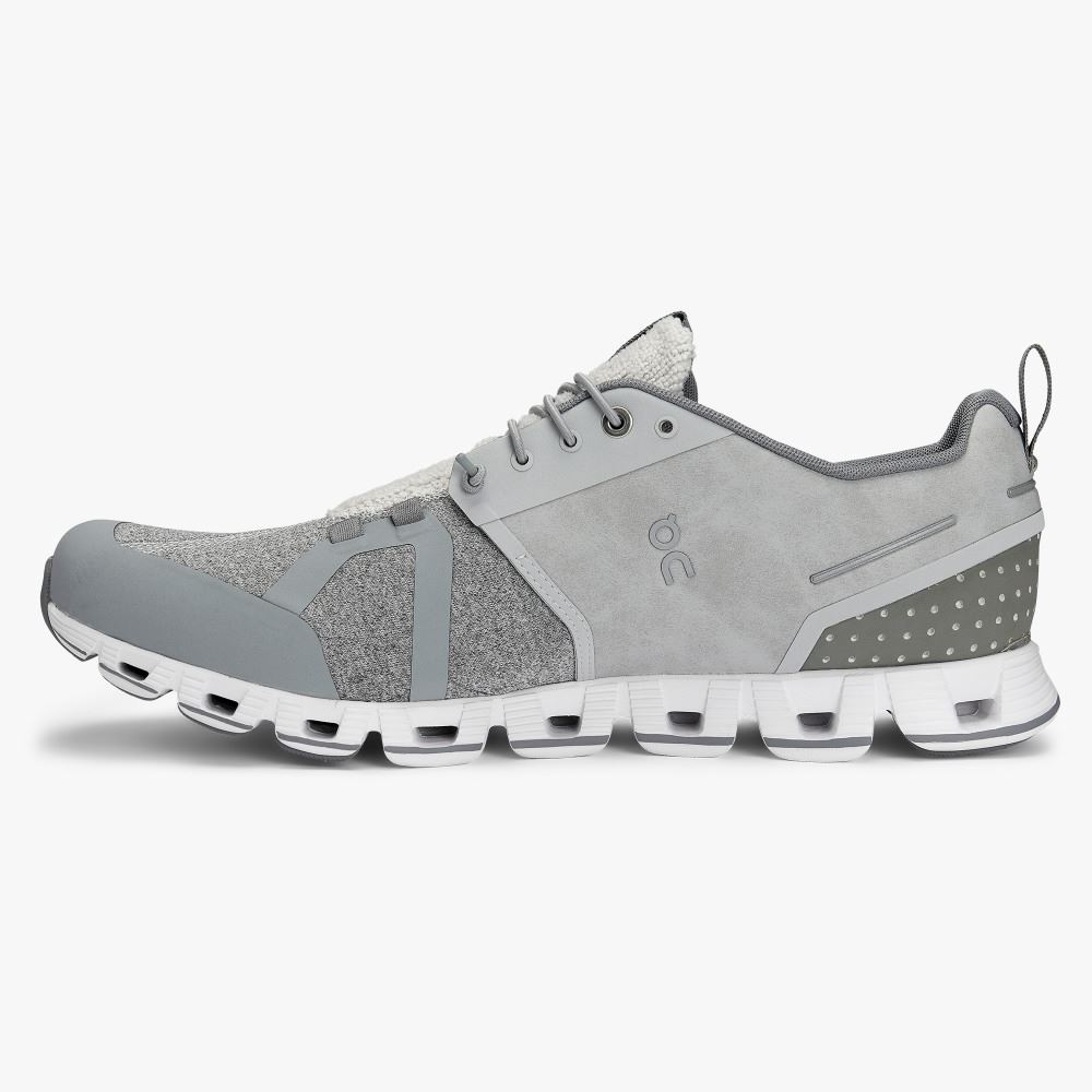 Silver Men's On Running Cloud Sneakers | DQG7417YN
