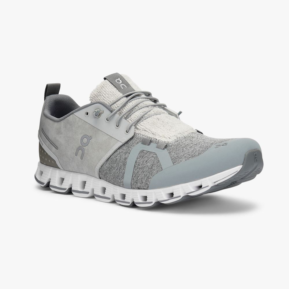 Silver Men's On Running Cloud Sneakers | DQG7417YN