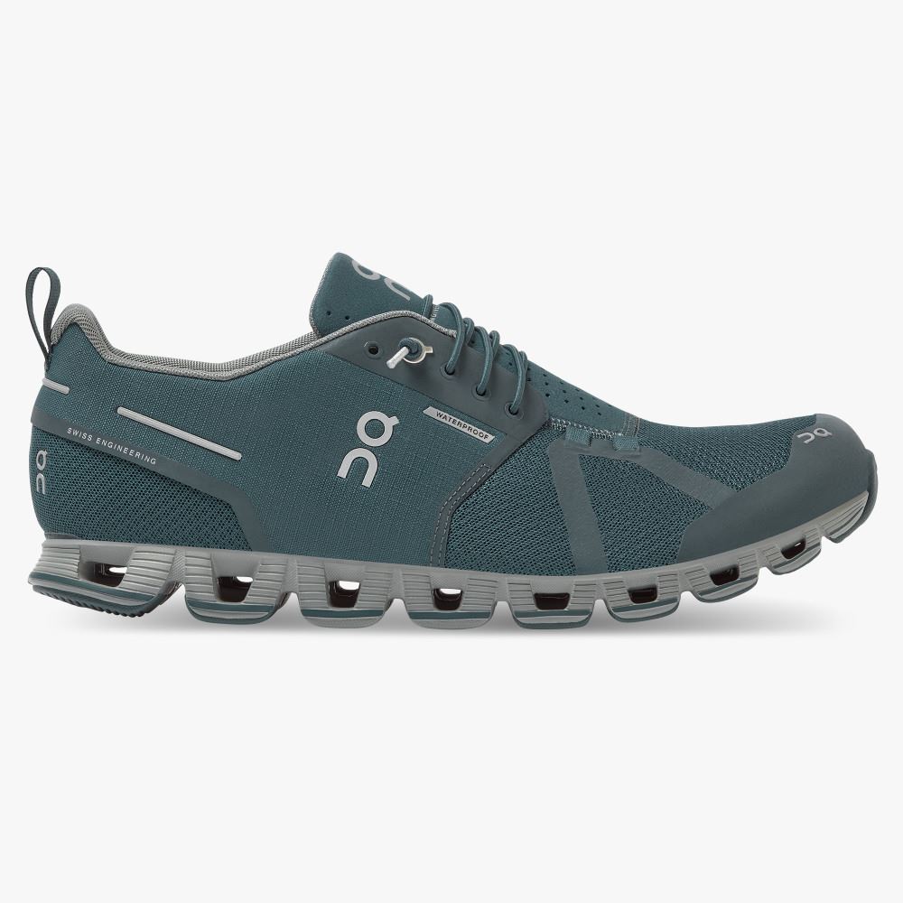Turquoise Men\'s On Running Cloud Sneakers | NYQ8264GK