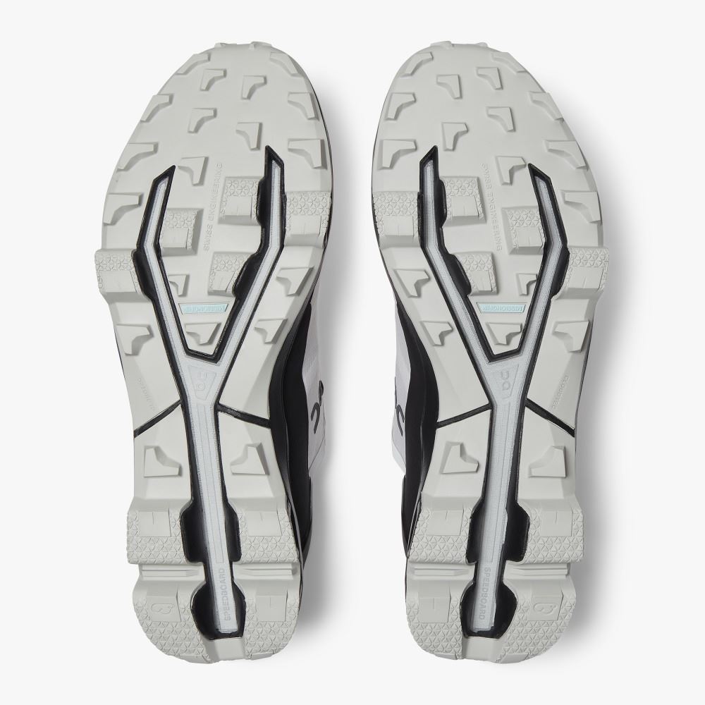White Black Men's On Running Cloudventure Trail Running Shoes | TKY2889HQ