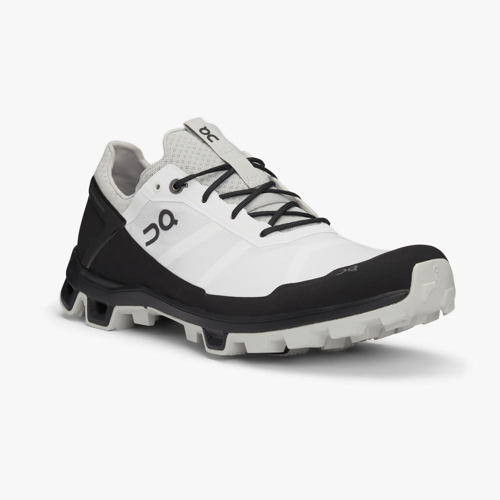 White Black Men's On Running Cloudventure Trail Running Shoes | TKY2889HQ